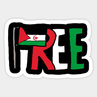 Free Western Sahara Sticker